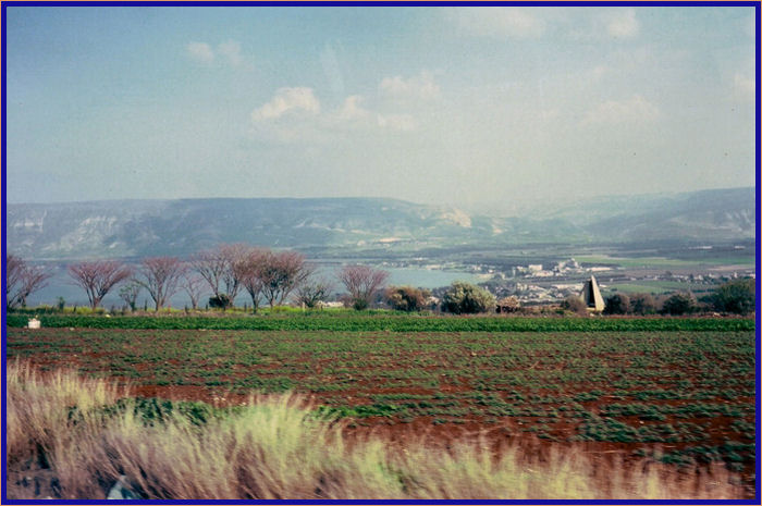 The Southern tip of the Sea of Galilee